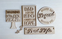 Interchangeable Inserts with Banners for Wagons and Raised Shelf Sitter