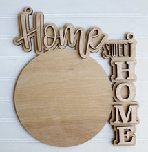Home Sweet Home Interchangeable Doorhanger with 12 Seasonal Inserts