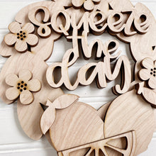 Woven Basket Base with Interchangeable Seasonal Wreath Options