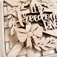 Woven Basket Base with Interchangeable Seasonal Wreath Options