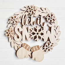 Woven Basket Base with Interchangeable Seasonal Wreath Options