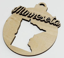 USA State Double Layered Cutout Ornament