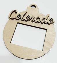USA State Double Layered Cutout Ornament