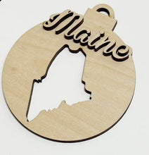 USA State Double Layered Cutout Ornament