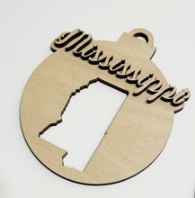 USA State Double Layered Cutout Ornament