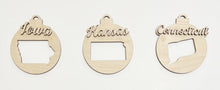 USA State Double Layered Cutout Ornament