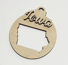 USA State Double Layered Cutout Ornament