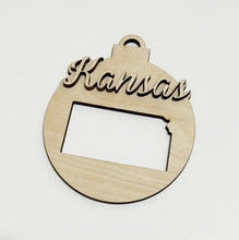 USA State Double Layered Cutout Ornament