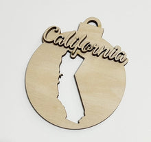 USA State Double Layered Cutout Ornament