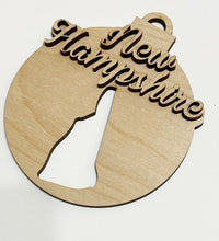 USA State Double Layered Cutout Ornament