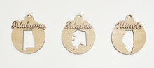 USA State Double Layered Cutout Ornament