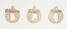USA State Double Layered Cutout Ornament