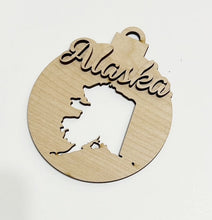 USA State Double Layered Cutout Ornament
