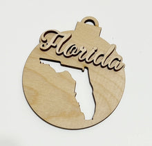 USA State Double Layered Cutout Ornament
