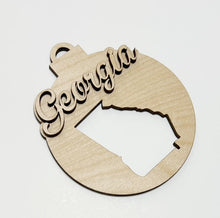USA State Double Layered Cutout Ornament