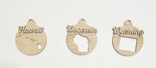 USA State Double Layered Cutout Ornament
