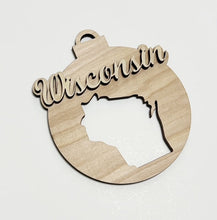 USA State Double Layered Cutout Ornament