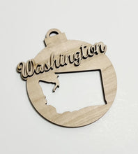USA State Double Layered Cutout Ornament
