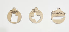 USA State Double Layered Cutout Ornament