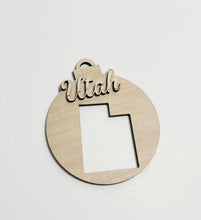 USA State Double Layered Cutout Ornament