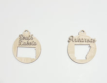 USA State Double Layered Cutout Ornament