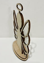 Standing Angel with Halo Shelf Sitter