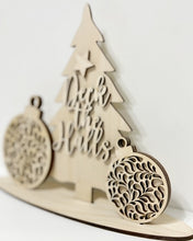 Christmas Tree Ornaments Deck the Halls Shelf Sitter