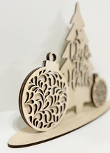 Christmas Tree Ornaments Deck the Halls Shelf Sitter