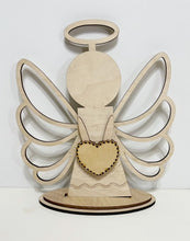 Standing Angel with Halo Shelf Sitter