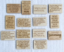 Sarcastic Wood Ornaments / Magnets Cutouts