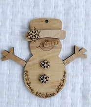 Snowman Christmas Ornament Frosty-Winter-Let It Snow