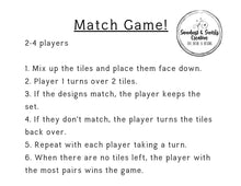 Zoo Animal Themed - Memory Game - Wood Matching Game - Make a Match Educational Game - Wood Puzzle - Montessori - Open Ended Play - Learning