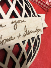 Handwritten Ornament - Personalized Christmas Ornament - Your Handwriting - Wood - Laser Engraved - Grandmother Keepsake - Christmas Ball