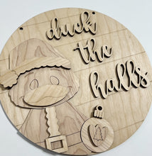 Duck the Halls Christmas Round Doorhanger