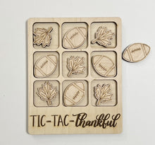 TIC-TAC-Thankful Thanksgiving Fall Holiday Game Board Tic Tac Toe Games