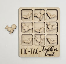 TIC-TAC-Trick or Treat Halloween Holiday Game Board Tic Tac Toe Games