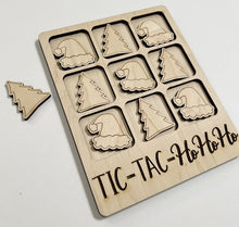 TIC-TAC-Ho Ho Ho Christmas Holiday Game Board Tic Tac Toe Games