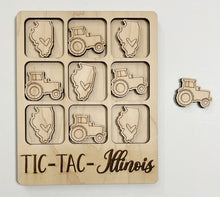 TIC-TAC-Illinois State Game Board Tic Tac Toe Games