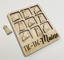 TIC-TAC-Maine State Game Board Tic Tac Toe Games