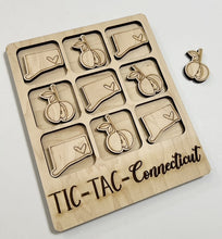 TIC-TAC-Connecticut State Game Board Tic Tac Toe Games