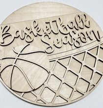 Basketball Season New Goal Sports Round Doorhanger