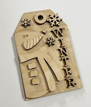Snowman Winter Tag Christmas Ornament Tag