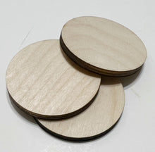 2" Birch Circle 1/4” thick Birch Wooden Round Blanks - NO HOLES