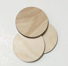 2.5" Birch Circle 1/4” thick Birch Wooden Round Blanks - NO HOLES