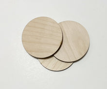 3" Birch Circle 1/4” thick Birch Wooden Round Blanks - NO HOLES