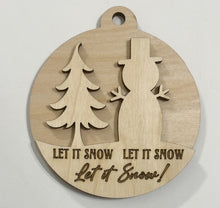 Let It Snow Let It Snow Let It Snow! Winter Tag Christmas Ornament Tag