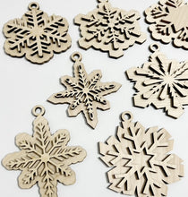 Set of 10 Double Layered Snowflake Ornaments