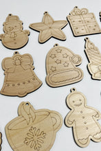 Scored Single Layer Christmas Ornaments Set of 20 Color Paint Yourself Ornaments