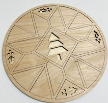 Christmas Tree Quilt Pattern Round Doorhanger