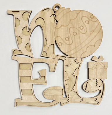 Double Layer Multi Pattern Noel Christmas Doorhanger